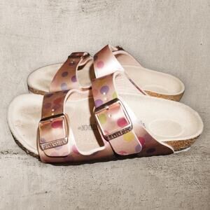 Birkenstock Kids Arizona Sandals Polka Dot Pink – Size 32 EU / US 1 – Germany
